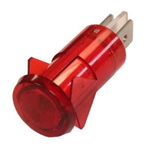 Red Round Power Light