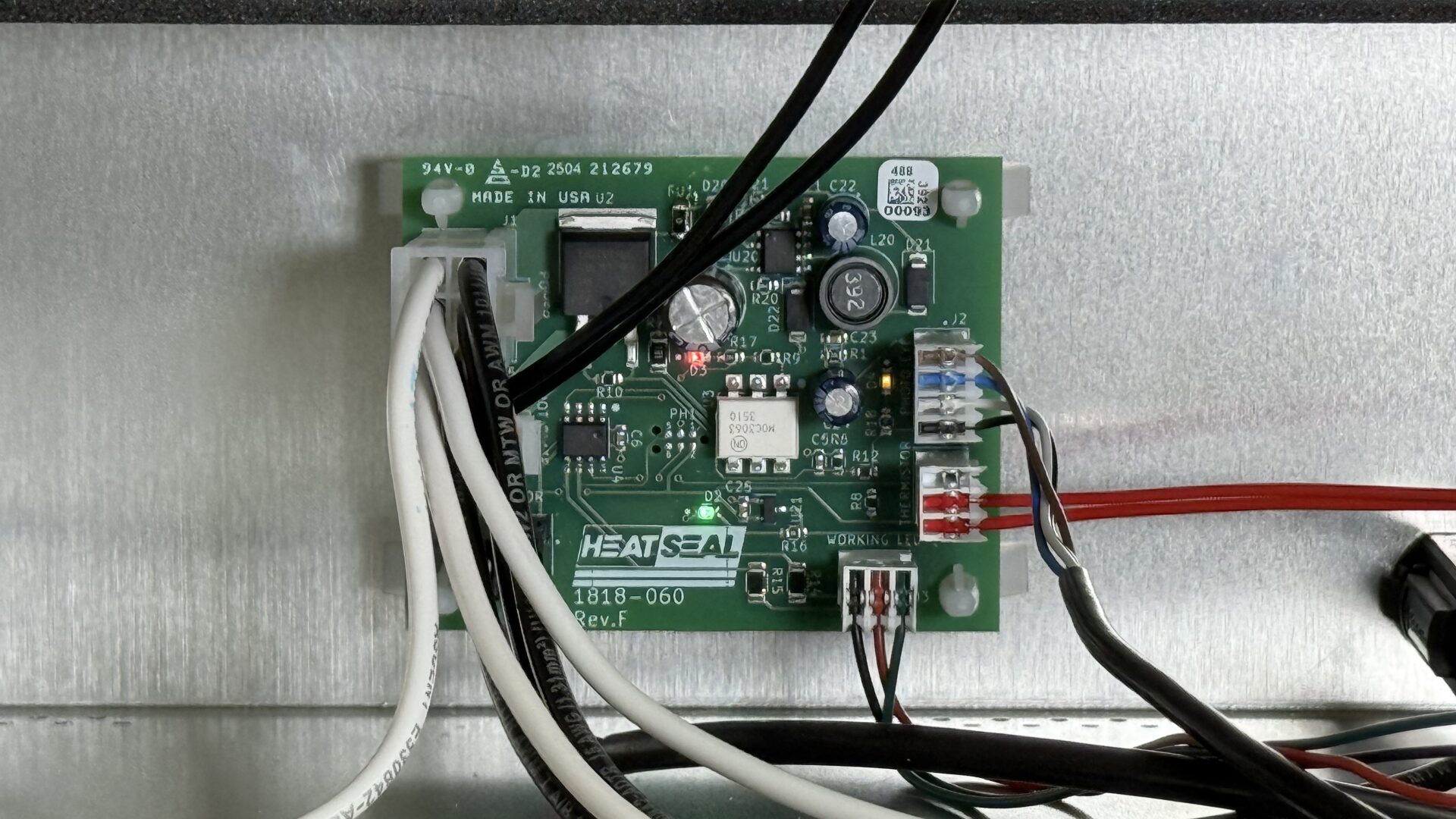 Control Board of the Energy Smart 750ES Over-wrapper